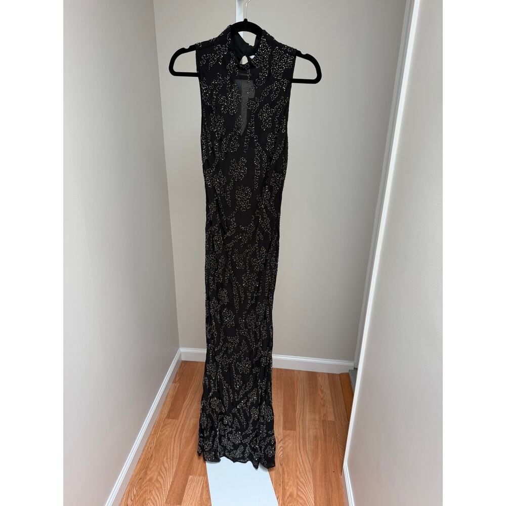 Veronica Beard Sylven Beaded Maxi Dress Size 8 / Medium - Picture 5 of 8